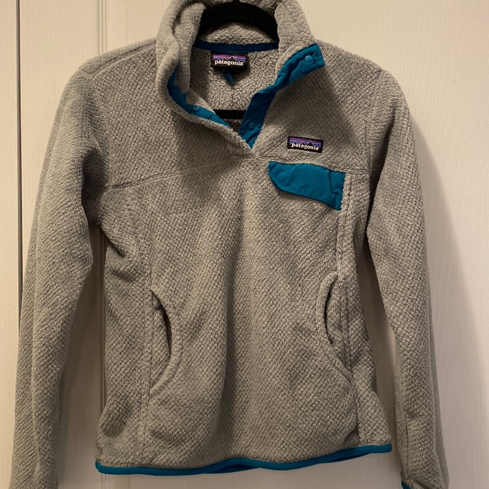 Patagonia Re Tool Pullover Size S Gray